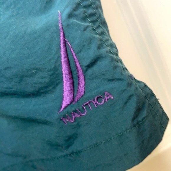 NAUTICA | Men’s Dark Green Swim Trunks with Mesh Lining Size Large - Picture 4 of 7